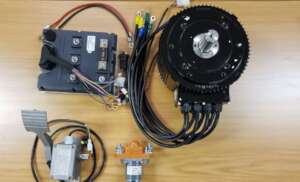Sample of the required motor with controller, thro