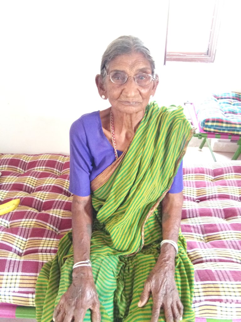 Support Cots and Beds for Oldage poor Woman