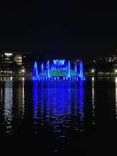 Lake Eola in Orlando Lite up for LOFC