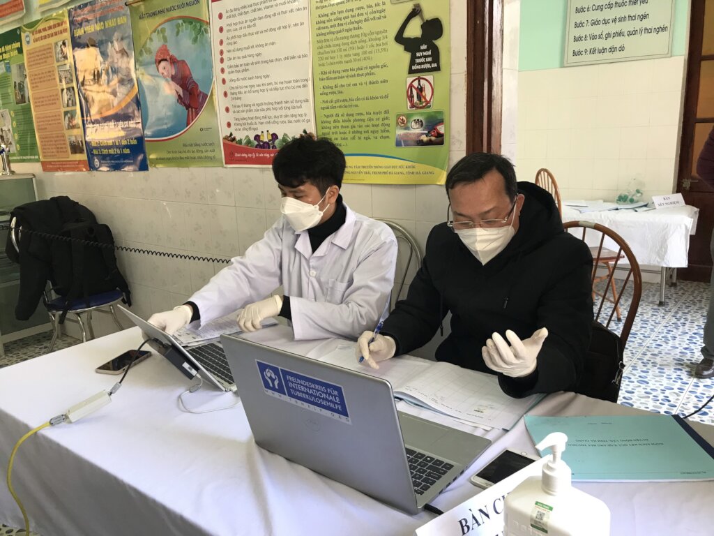 FIT staff at a screening event in Ha Giang
