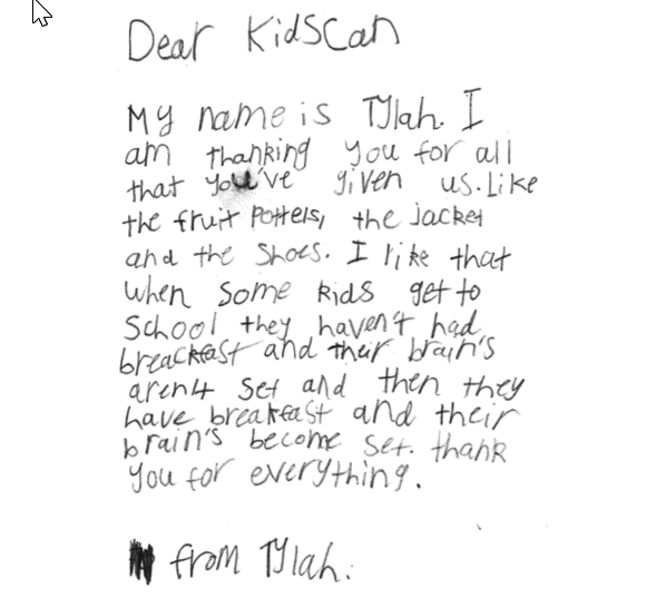 Kids letter