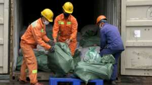 Incineration of seized illegal wildlife products