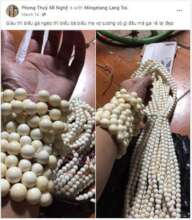 Ivory bracelets advertised on Facebook