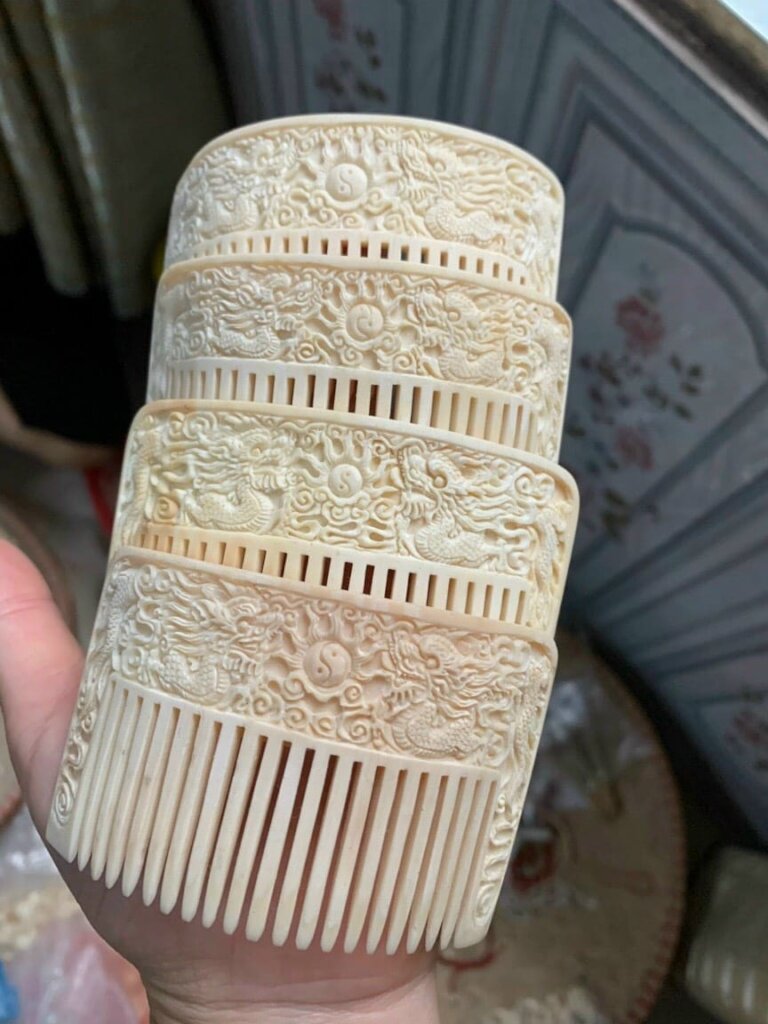Ivory combs advertised, August 2022