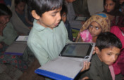 100 E-Learning Tabs aid to children in rural Sindh