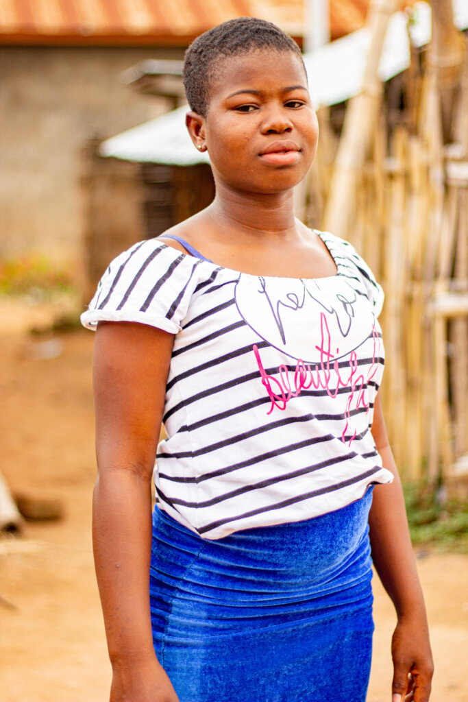 Benedicta, World Inspiring Network's beneficiary