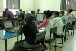 Students in the MTTI computer lab