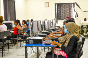 Students Accessing the Computer Laboratory at MTTI