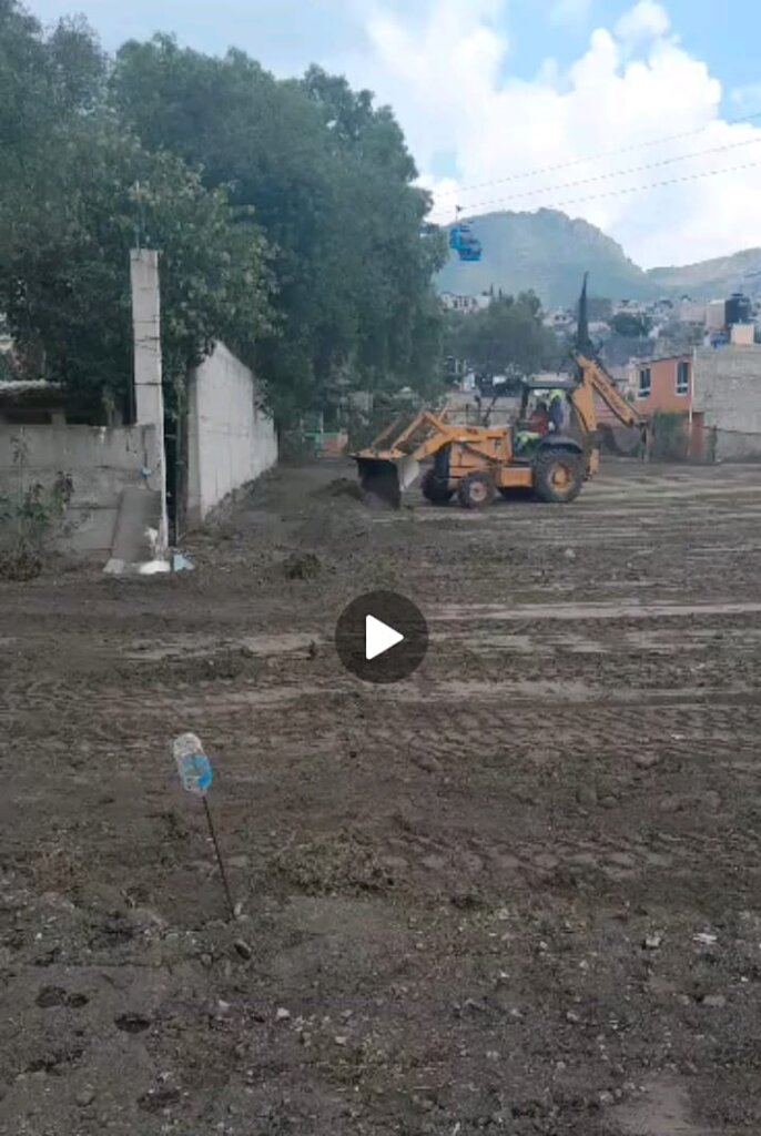A Classroom and a Soccer Field in Iztapalapa, Mx.