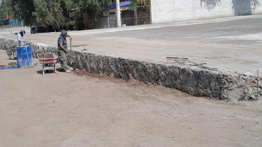 A Classroom and a Soccer Field in Iztapalapa, Mx.