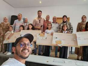 Board member Mohamed KaouKaou at school awards