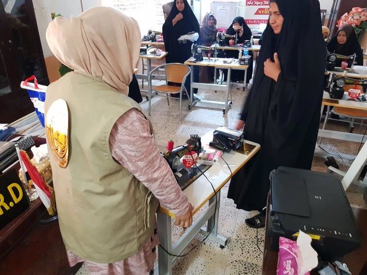 Educational centers for rural women in Iraq