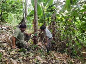 Checking to ensure camera trap function