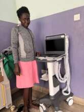 Ultrasound machine fully intsaled at Unyama clinic
