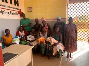 Babies from the maternity ward at Agonga HC