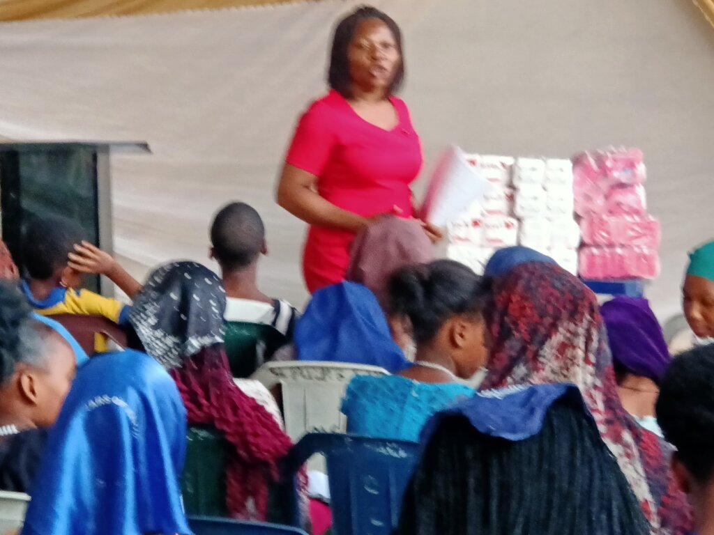 She Matters-support 500 Nigerian Damsels with Pad