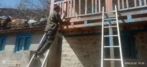 Painting balcony