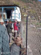 Boundary fence at Shree Surya School