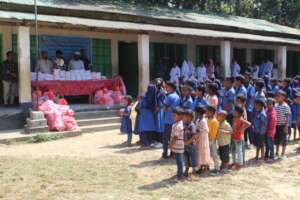 Edu Material Distribution to the Underprivileged
