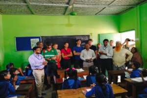 Donors Visiting the Class activities