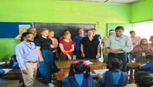 Country Rep. Visiting the Classrooms