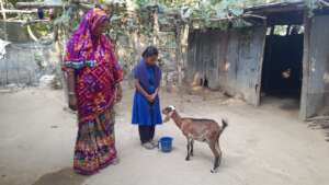 Moriam Akter,Level-3 with her mother -Taking Care