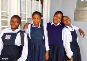 Girls from the Kimbilio House ready for school