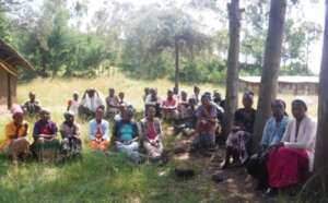 One of the new Self Help Groups meeting in Markala