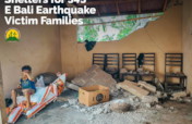 Shelters for 343 E Bali Earthquake Victim Families