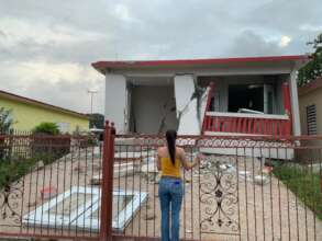 Home destroyed in the 2020 earthquakes