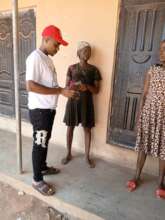 Our Project Leader supporting the pregnant women