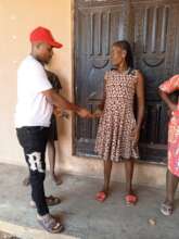 Our Project Leader supporting the pregnant women