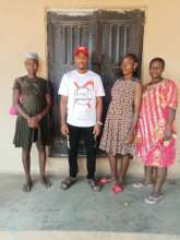 Our Project Leader and the pregnant women
