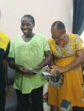 Our Project Leader supporting the pregnant women