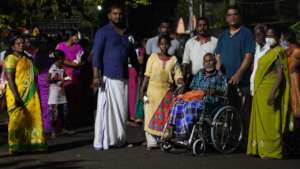 Wheelchair for Handicapped persons Living at Slums