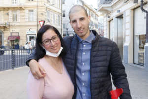 Ricky and his mum