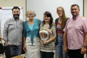 Facilitation team for a round table in Serbia