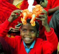Give joy with toys to kids whom have never had one