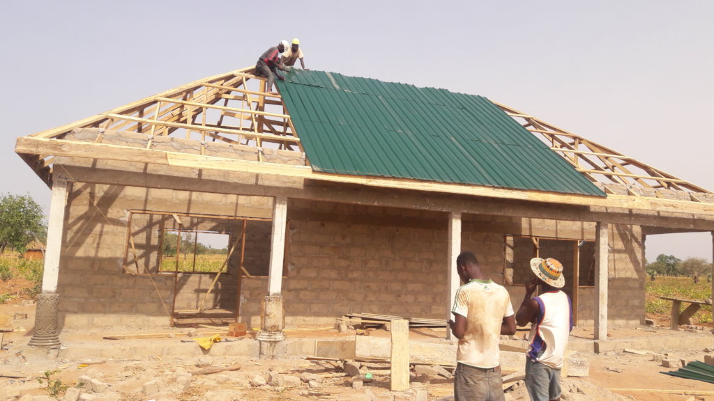 First phase of the Health facility in Zambulkura