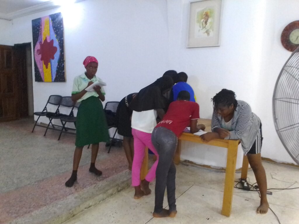 Rehearsal evening Lagos studio