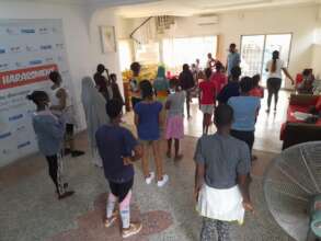 GCAF Dance Class rehearsal