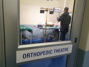 Mercy undergoing amputation