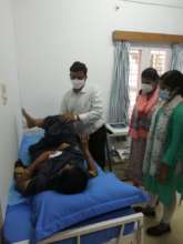 Physiotherapy session
