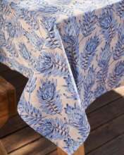 One of our locally sewn and produced tablecloths