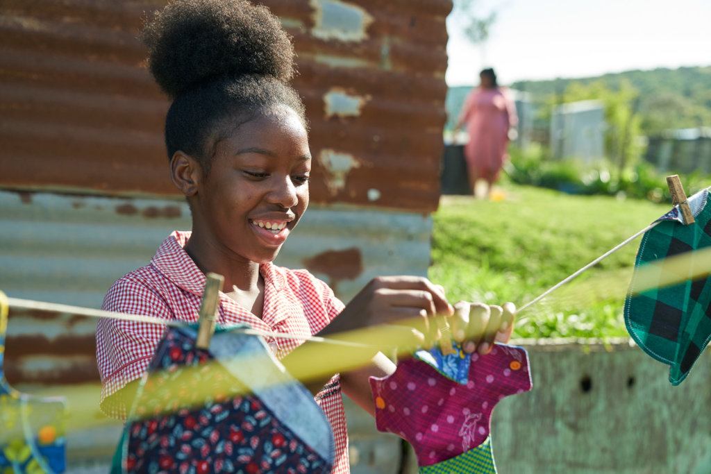 Help give 10 000 girls washable sanitary pads