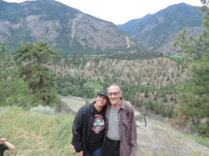 Lester Howse with his daughter, Agnes Woodward.
