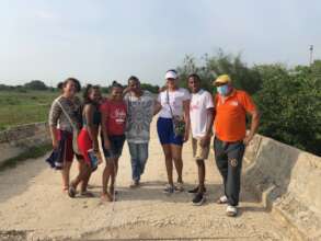 Walk tour to specify risk reduction prop. El Pozon