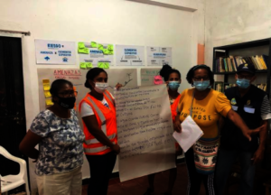 Taller en el barrio Olaya Herrera