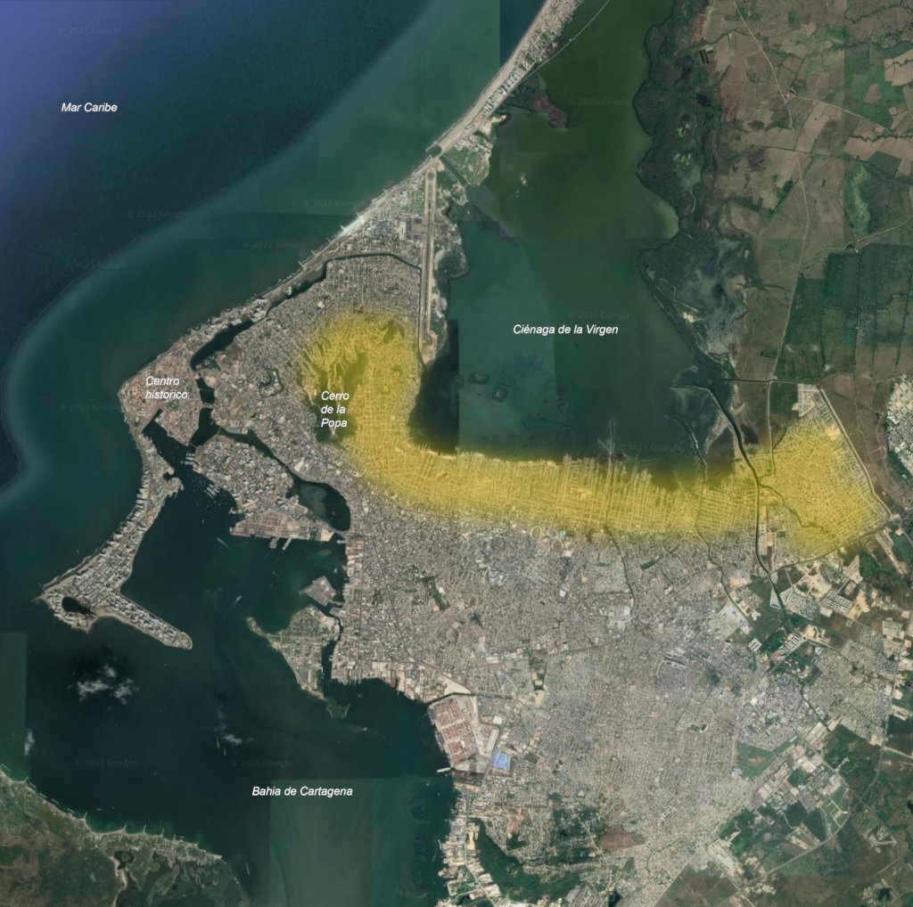 Risk mitigation in urban settlements in Cartagena