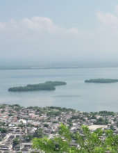 The areas close to the Cienaga de la Virgen